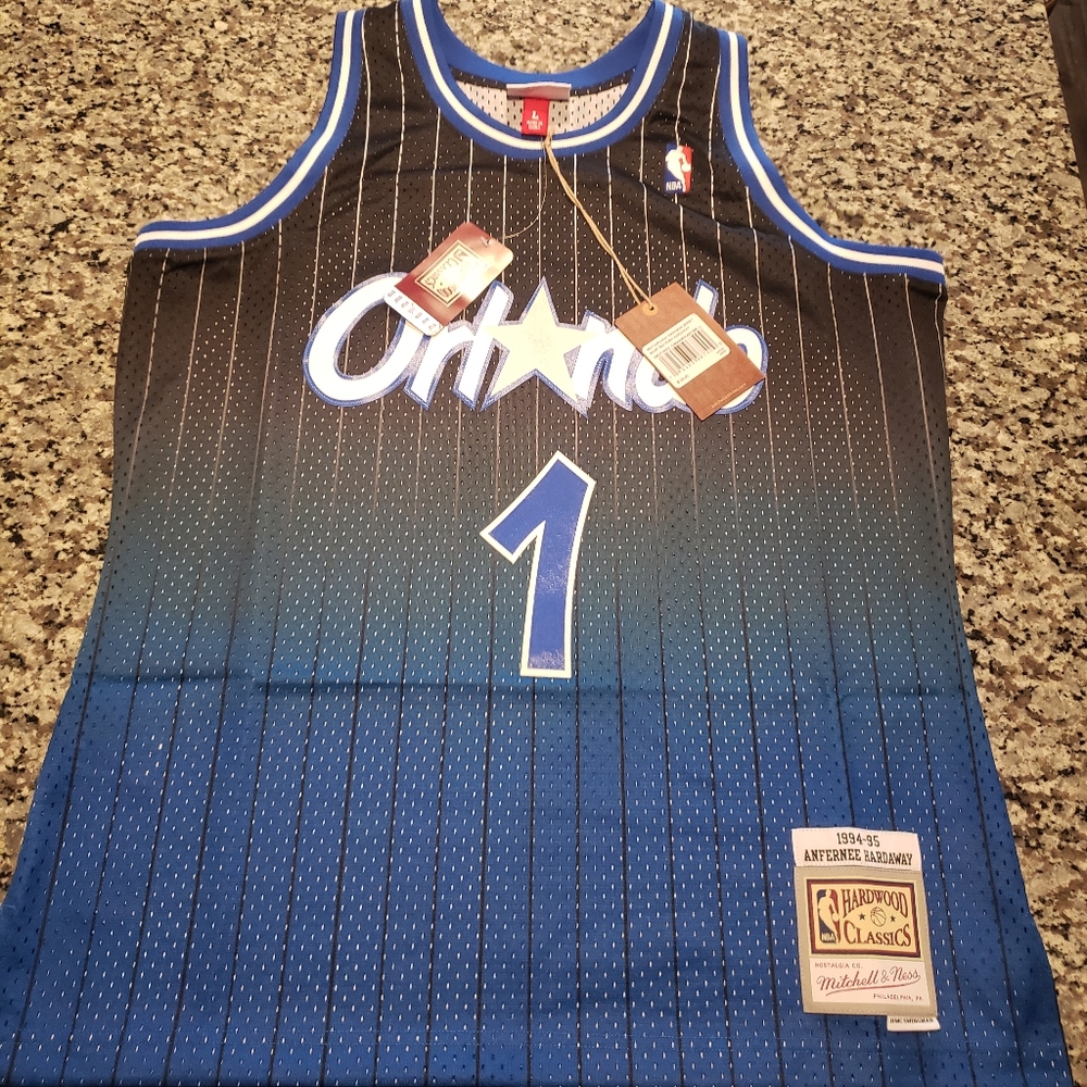 Harwood Classic Mitchell & Ness Orlando Magic Anfernee "Penny" Hardaway Jersey